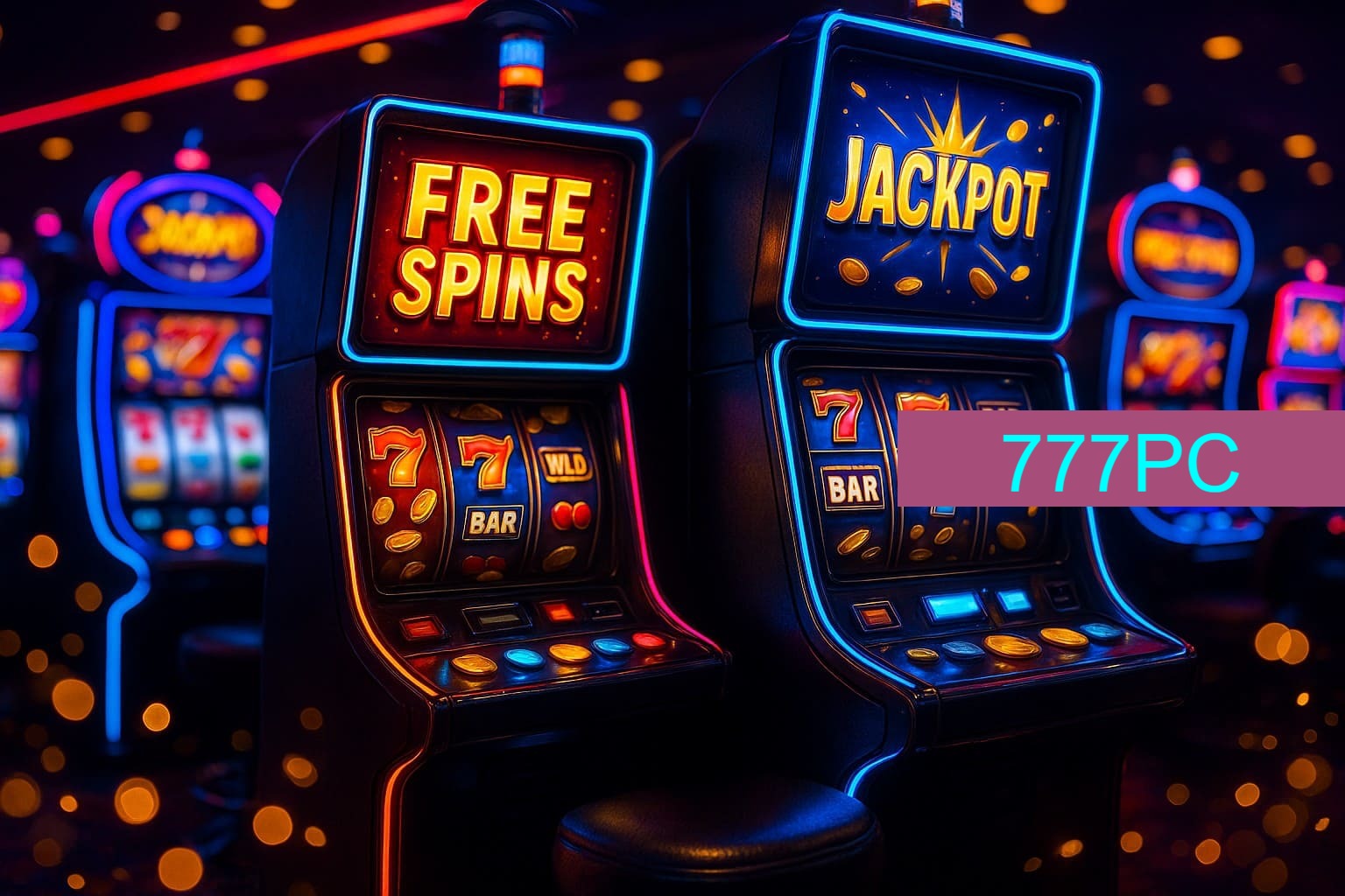 Diversos jogos de caça-níqueis